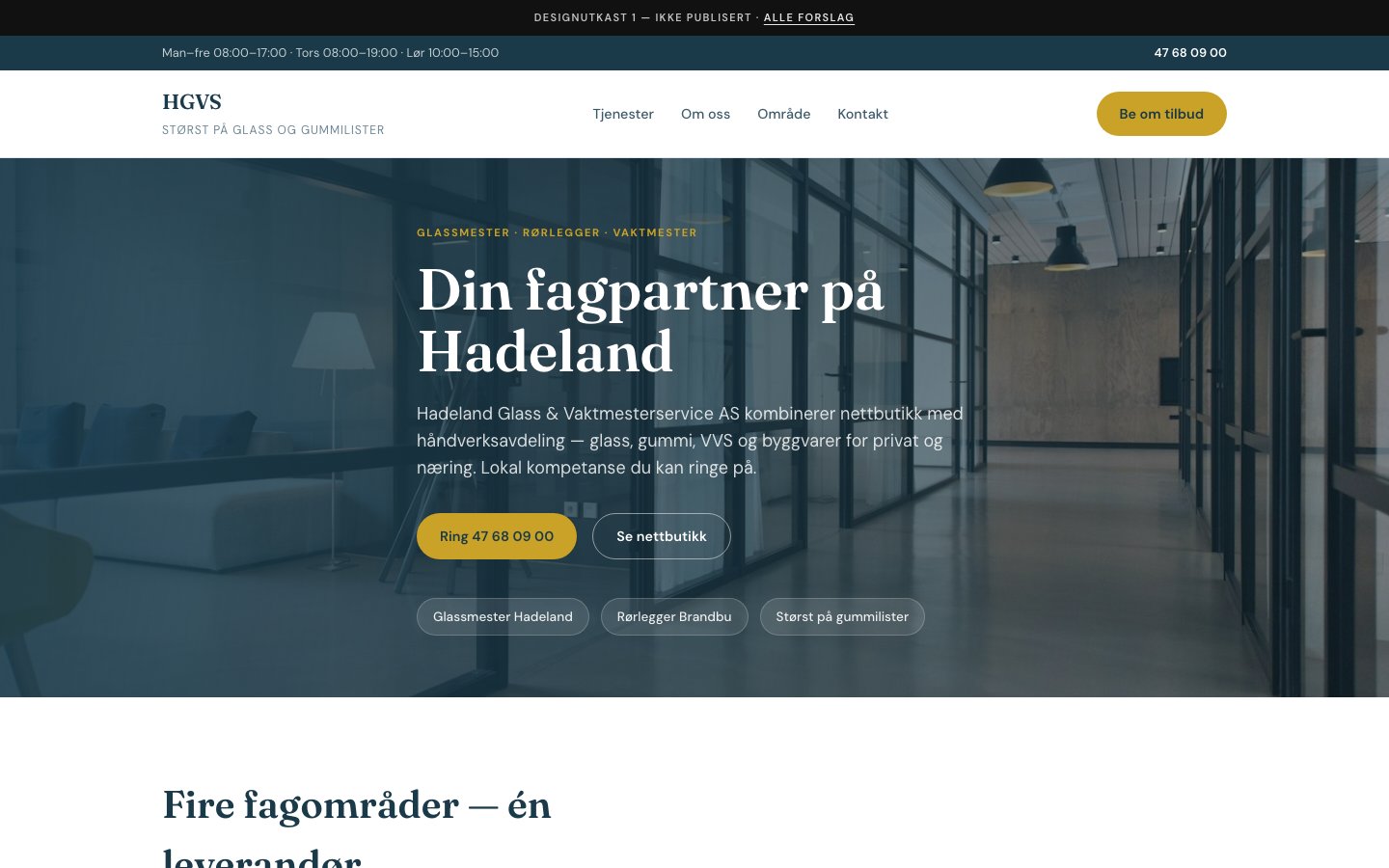Forhåndsvisning: HGVS — Håndverk & tillit